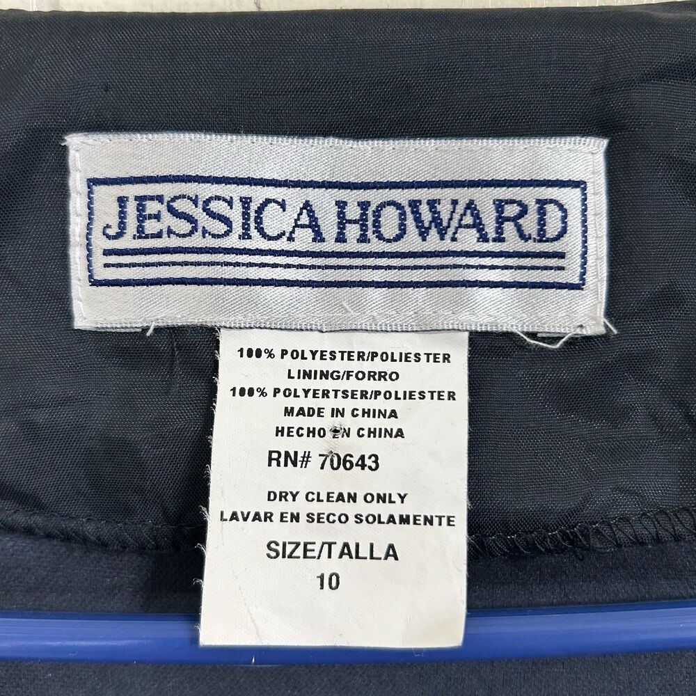 Jessica Howard women's Grey Cardigan  sparkling and a velvet trim Size 10. - Picture 10 of 10